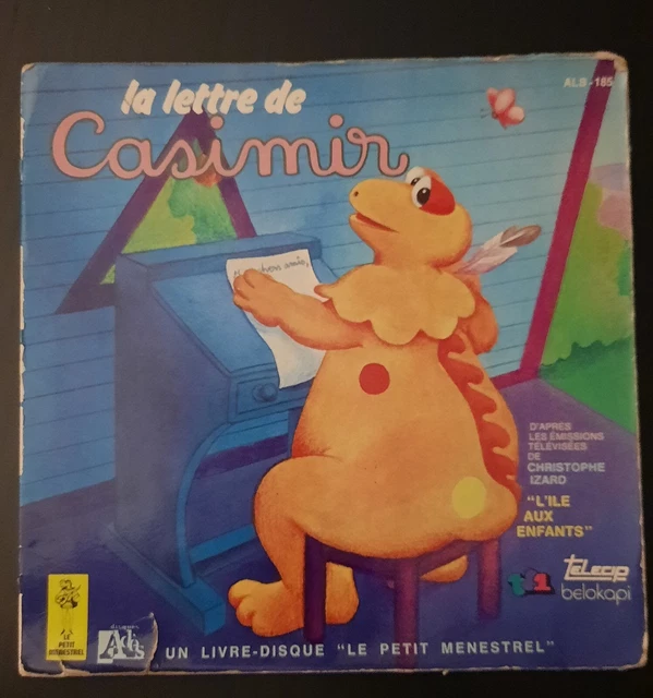 Affichette Boboss Le Clown, Casimir, L'Île Aux Enfants - Dédicacée 1988