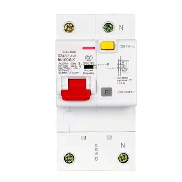 Premium DZ47LE125 1P+N Circuit Breaker Ensure Safety with Leakage Protection