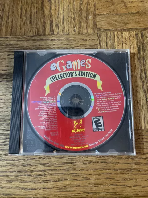 eGames 101 Incredible Games (Collector's Edition) (PC, 2002) for sale  online