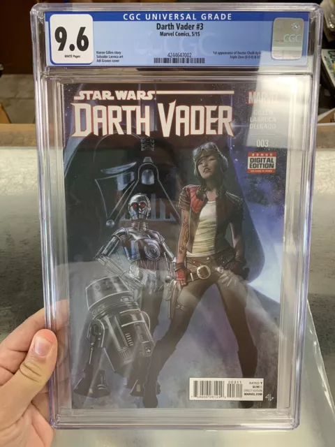 STAR WARS DARTH VADER #3 CGC 9.6 1st App. Doctor Aphra MARVEL 2015 1st Print