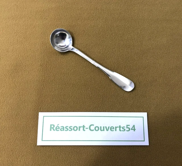 ANCIENNE CUILLERE louche a saupoudrer en argent poincon vieillard XIXe