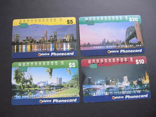 Australia Telstra Phonecard City Skyline Series 1996