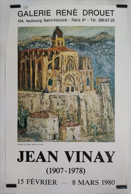 TINGUELY Affiche Fondation Nationale Des Arts Plastiques 1977