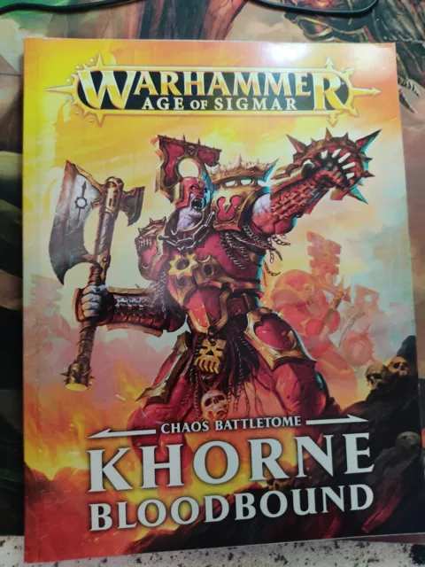 Khorne Bloodbound Chaos Battletome. Warhammer Age of Sigmar Ita