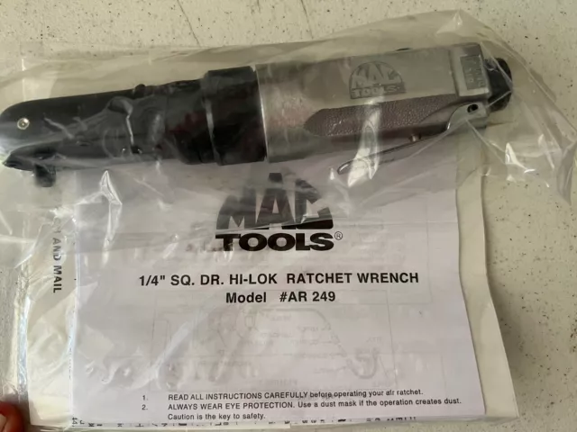 NEW Mac Tools 1/4" Drive Mini Air Ratchet AR249 250 RPM FREE SHIPPING 2