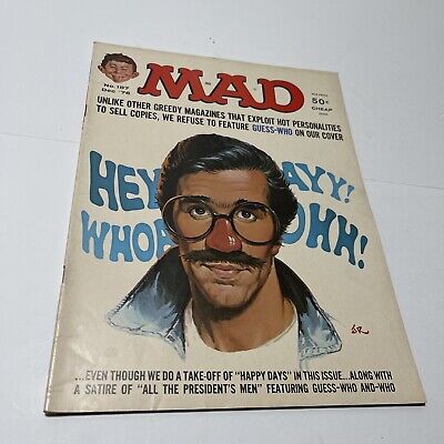 1976 MAD Magazine #187 VG 4.0 Alfred E Neuman / Happy Days Fonzi Cover