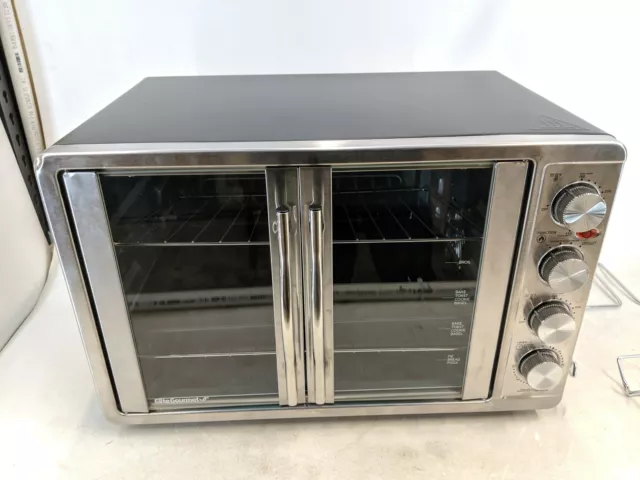 Elite Eto-4510m Double Door Toaster Oven with Rotisserie