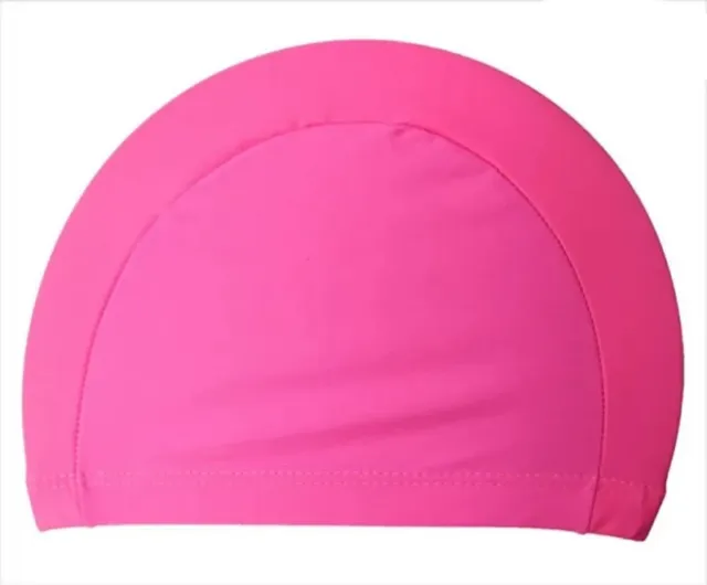 bonnet de natation tissu rose