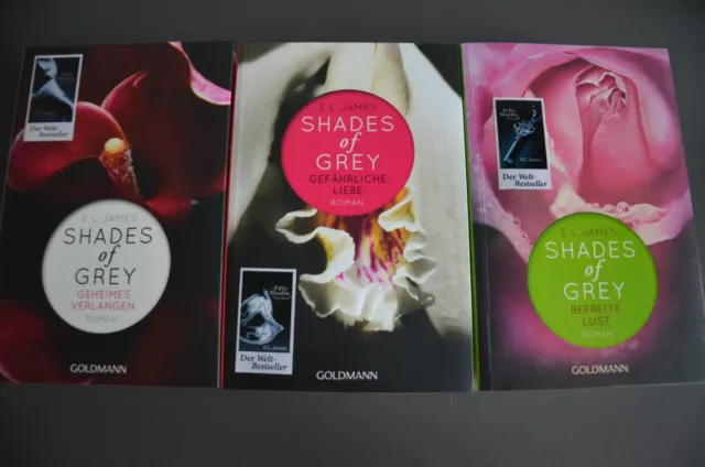 El James - Fifty Shades of Grey - Trilogie - 1 2 3 - Buch Set komplett - Roman