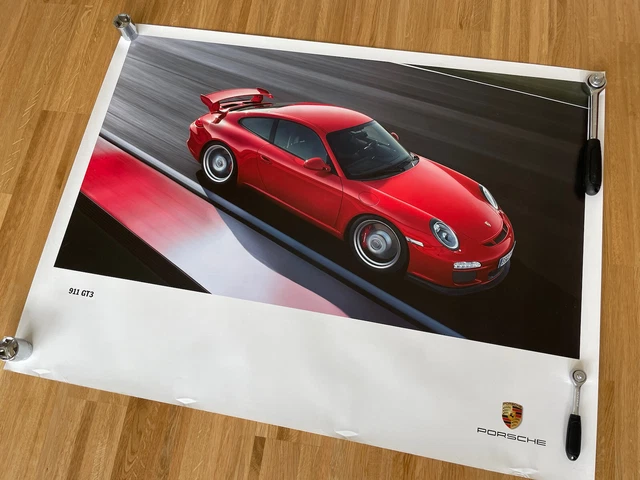 Porsche 911 GT3 Rot - Poster 101 x 76 cm Plakat