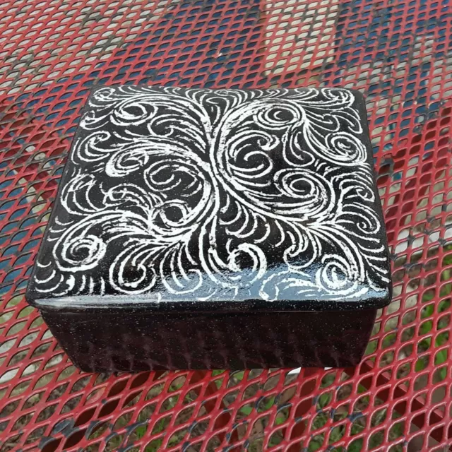 VINTAGE MID CENTURY MODERN RAYMOR POTTERY BOX Bitossi Bagni Londi  Italy SIGNED