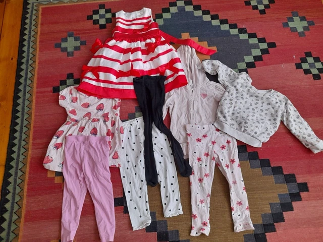 Girls  Bundle 2 to 3 yrs George Primark TU H&M 8 items