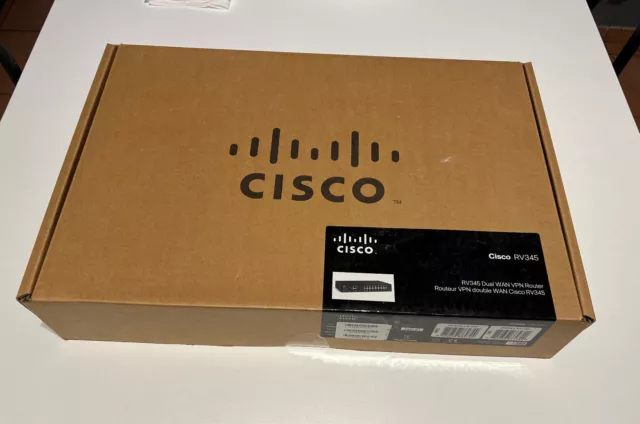 CISCO Small Business RV345 Dual-WAN VPN-Router mit Power Adapter NEU OVP