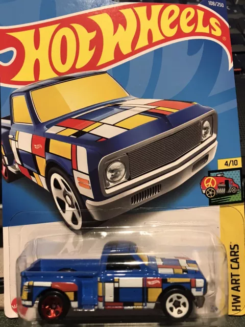 Hot Wheels Custom '69 Chevy Pickup 108/250 HW Art Cars 2022 New