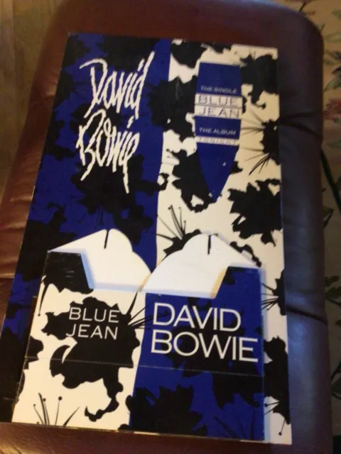David Bowie “blue jean” Stand Up Display for the 7” 45 record