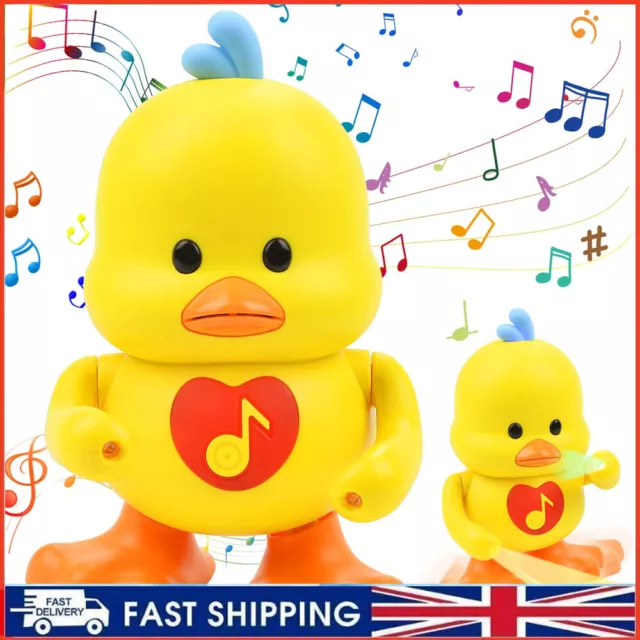 Electric Dancing Duck Musical Toys Light Up Swinging Duck Light Educational Gift