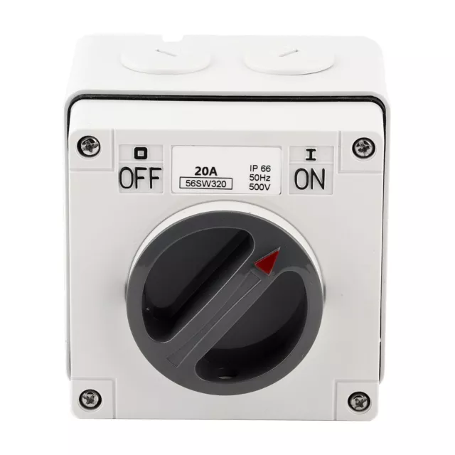 (3P20A)500V Outdoor Waterproof Switch Socket IP66 Lock Position Strong Sealing