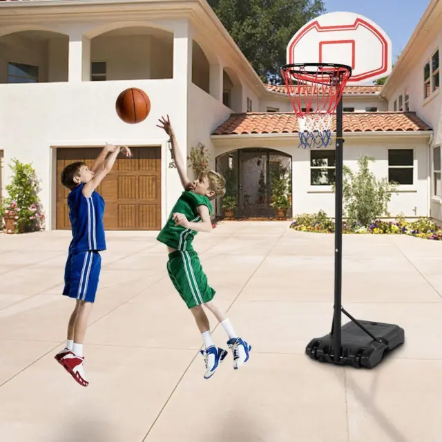 Mobil Basketballständer Basketballkorb Basketballanlage Basketballnetz 160-210cm