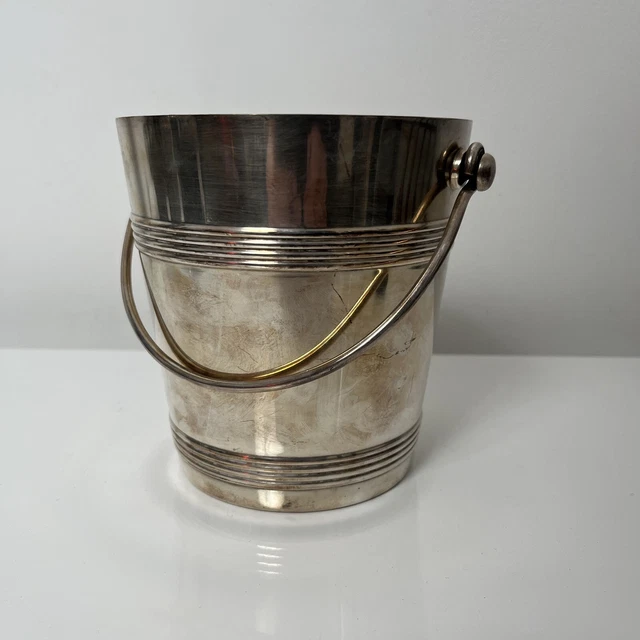Seau à glace en métal argenté Christofle de la collection Gallia