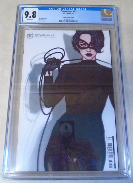 Catwoman Issue #42 Comic. Jenny Frison Variant Cover. CGC Graded 9.8. DC 2022
