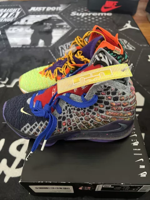 Nike What The LeBron 17 Sz M 4.5/ W 6  CV8079-900 King James MVP LBJ NEW RARE 2