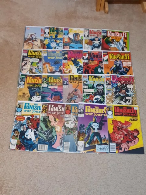 Punisher War Journal (Marvel) 20 Issue Lot