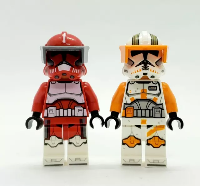 LEGO Star Wars Commander Fox & Cody Minifigures Phase 2 Clone Wars 75354  75337