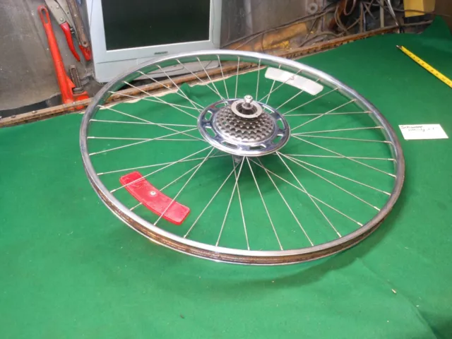 Vintage Schwinn 27" RoadBike WHEEL REAR  Varsity Suburban Bicycle S6 Rim