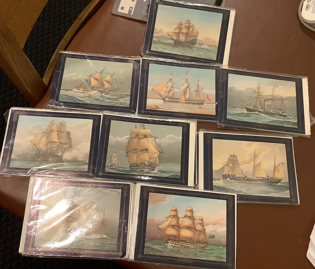 VINTAGE GREETINGS CARDS JOB LOT OF 25 Nautical Ships Blank Cards