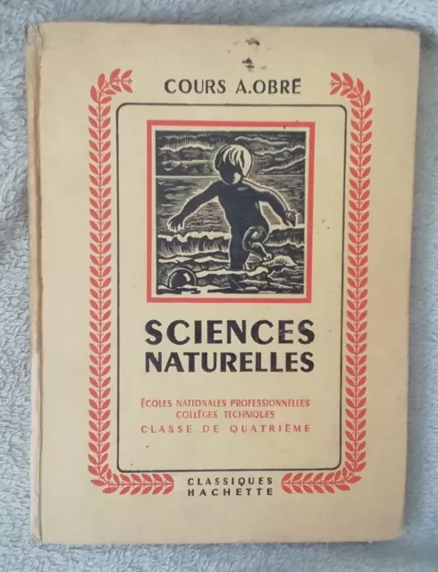 Ancien Livre Scolaire Classe De 3ème Sciences Naturelles Anatomie Physiologie