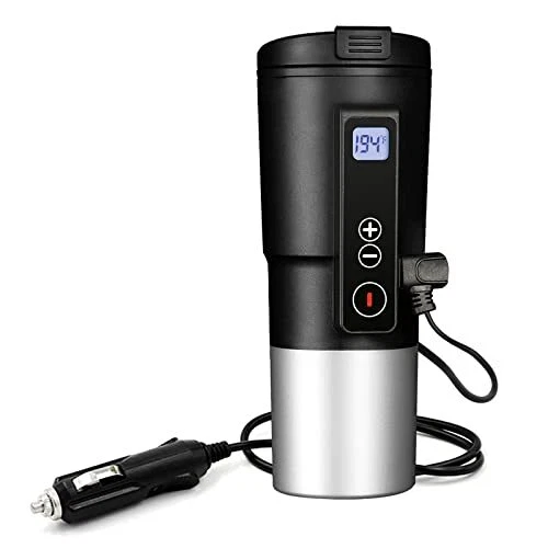 Smart Temperature Control Travel Coffee Mug EAST MOUNT Electric heated Travel...