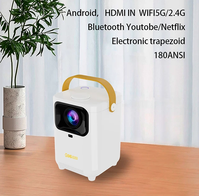 Mini Portable Projector 1080P Home Theater LED Movie Projector Video H