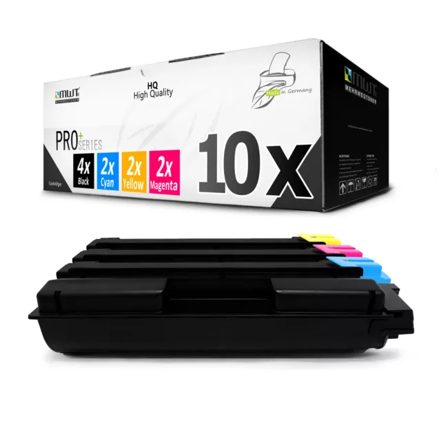 10x MWT Pro Cartouche pour Kyocera FS-C-2026-MFP FS-C-2626-MFP Ecosys P-6026-cdn