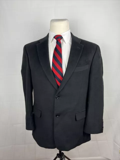 FALL/WINTER Tommy Hilfiger Men's Black Solid Blazer 42R $495