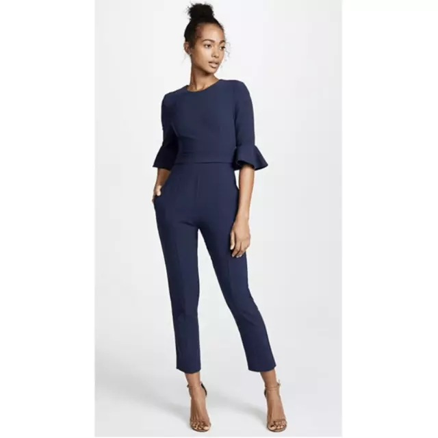 NEW Black Halo Brooklyn Jumpsuit Navy size 4