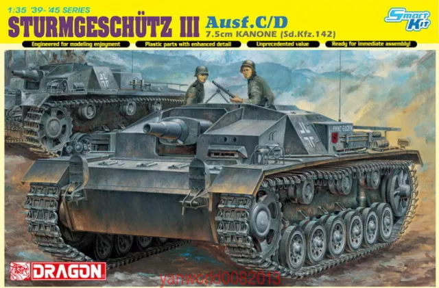 Dragon 6851 1/35 Sd.Kfz.142 Sturmgeschutz III Ausf.C/D Model