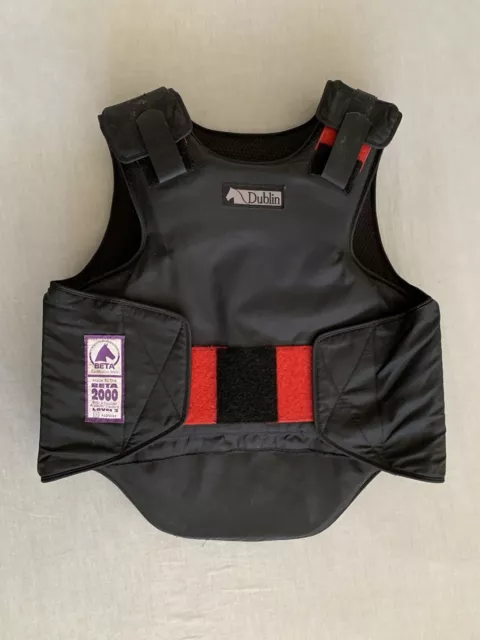 Dublin Level 3 Adult Body Protector Large L Black VGC