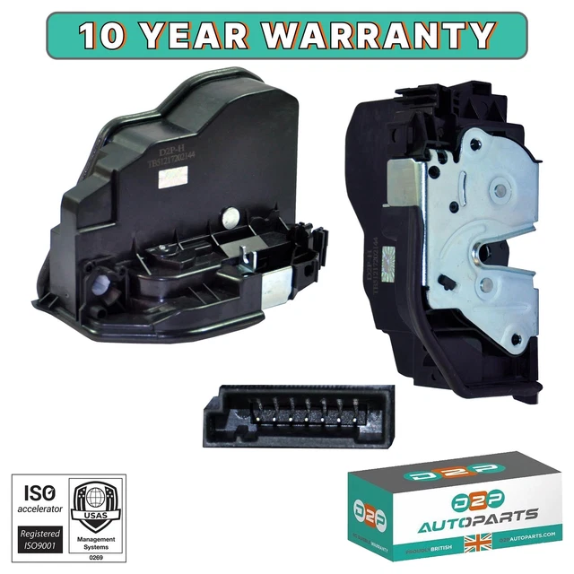 Frankberg 1x Serrure De Porte Servomoteur Avant Gauche 7 Poles Compatible Avec Golf 2012 Aujourd Hui Polo 2009 Aujourd Hui Cad