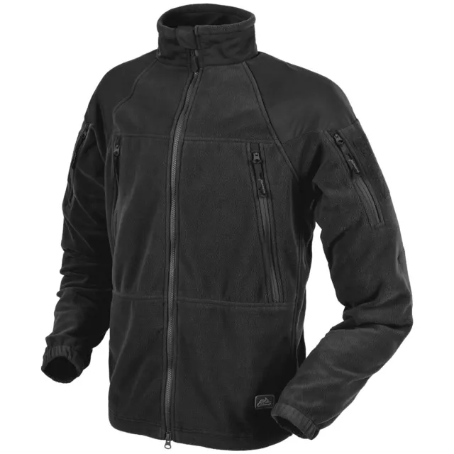 Helikon Stratus Hombres Chaqueta de Lana Ejército Combate Trabajo Táctico Negro