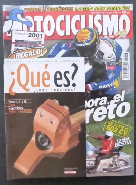REVISTA MOTOCICLISMO,AÑO 2001,NUMERO 1716,Alzamora,el gran reto /1