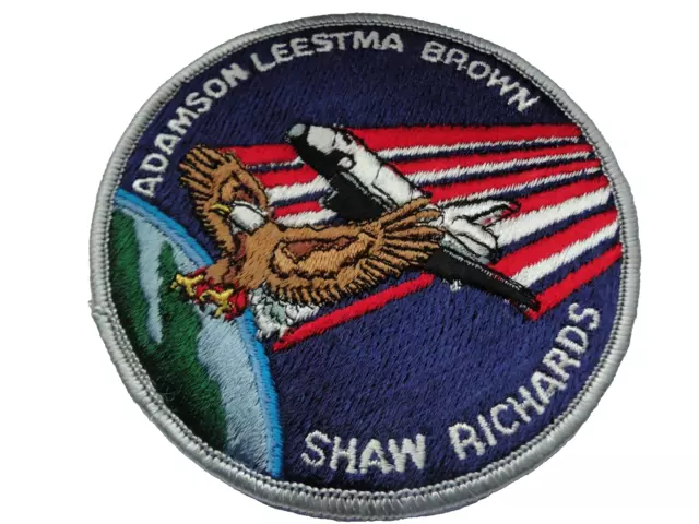 Aufnäher NASA  Space Shuttle Mission STS 28 Columbia ca 10,5 cm mit Missionsheft
