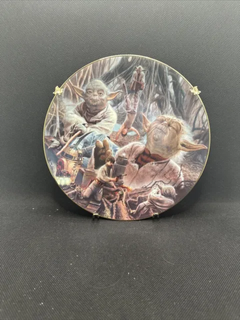 Star Wars Hamilton Collection Limited Edition Ceramic Porcelain Plate Yoda