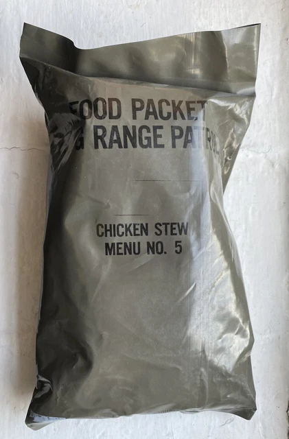 VIETNAM WAR US Army LRRP Long Range Patrol Rations Food Packet Menu 5 ...