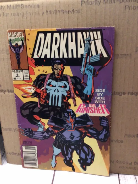 vintage 1991  marvel comic book {darkhawk}