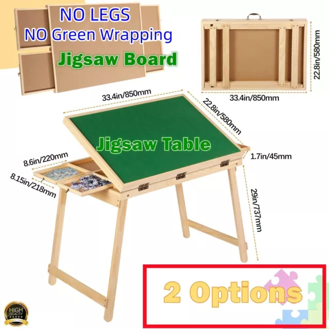 Great Choice Products Adjustable Jigsaw Puzzle Board With 4 Sorting Trays &  Cover, 6-Tilting-Angle