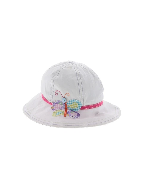 Wallaroo Girls White Bucket Hat Small kids