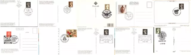 Special Event Postcards Royal Mail & National Postal Museum with SHS All £1