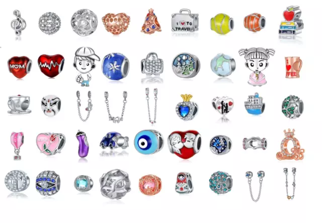 love travel mom evil eye chain alloy charm bead for bracelet necklace wristband