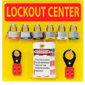 Standard Lockout Center National Marker Company LOB1Y 887481060897 Multi-colored