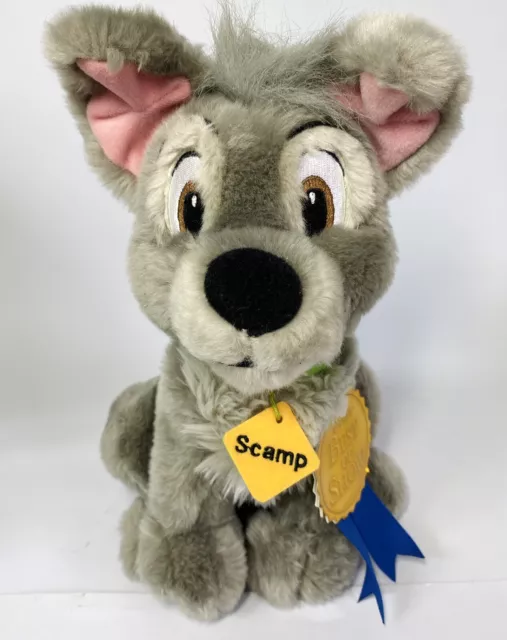 Disney Store The Best of Show Scamp The Dog Plush from Lady and The Tramp 2 RARE